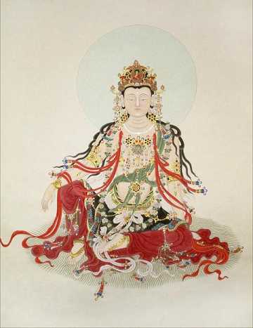 水月观音与藏传佛教观音像之关系